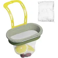 OEM Küchenabfallfang - Fino-Maschfilter - 16,5 x 9,4 x 14,9 cm - Grün