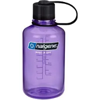 Nalgene Wasserflasche Narrow Mouth 500 ml Purple Black Cap