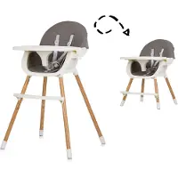 Chipolino Rio 2in1 Esszimmerstuhl Graphit