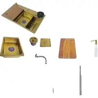 OEM Küchenspüle, Edelstahl, Einzelbecken-Design, 75x46 A