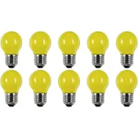 SPL E27 LED Filamentlampe G45 1W Gelb 10 Stück