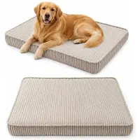 FORTISLINE Hundebett Hundekissen Hundematte Cord Xl 120X80 Cm Beige