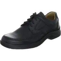 Jomos Schuhe Herren Halbschuhe Schnürschuhe Weite H Feetback 406202-44, Schuhgröße:41, Farbe:Schwarz
