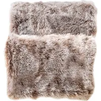 Douceur d'intérieur Superweiche Kuscheldecke in luxuriöser Felloptik