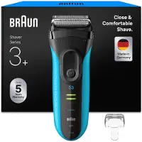 Braun Series 3+ Rasierer Herren Elektrisch Elektrorasierer Rasierapparat Blau