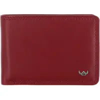 Golden Head Leder Geldbörse Polo RFID Protect Minischeintasche 1194 Rot dunkelrot