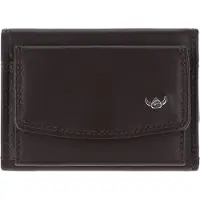 Golden Head Leder Geldbörse Polo RFID Protect Minischeintasche 1314 Dunkelbraun
