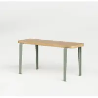 TIPTOE - LOU Bank, 90 x 30 cm, Eiche / eucalyptus grau