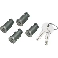 Atera Schlosssatz für Giro / Nova / Strada /Genio 4 Schlösser+2 Schlüssel 083010