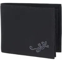 OXMOX Geldbörse New Cryptan RFID Protect Querscheinbörse Lizard 2.0 Print Grey Black schwarz