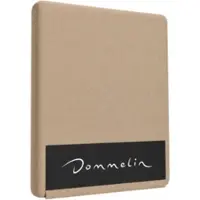 Dommelin Topper Spannbettlaken 5-9 cm Kaffee (Perkal 200TC)-100 x 200 cm