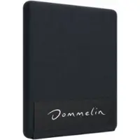 Dommelin Topper Spannbettlaken 10-14 cm Dunkelgrau (Perkal 200TC)-140 x 200 cm