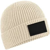 Beechfield - "Fashion" Mütze (Haferflocken/Schwarz)