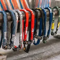 Merkloos Diyife Fahrradkettenschloss – Robustes 5-stelliges Zahlenschloss für Fahrradsicherheit – Modell WERPOWER – Ideal für Fahrräder und Motorräder