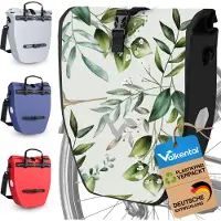 Valkental Fahrradtasche für Gepäckträger, wasserdichte Gepäckträgertasche - ValkBasic 20L spring edition