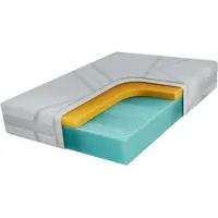 MKS Meble Schaumstoff-Matratze ORIO, 23 cm höhe, Komfortschaum H2, Antiallergische Matratze mit Visco-Schaum - LUX - 160 x 200 cm