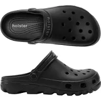 Original Brands HOLSTER Holster Sundrifter Vegan Clogs für Damen, BL SCHWARZ 40