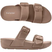Original Brands HOLSTER Holster Skyhigh Vegane Sandaletten für Damen BRAUN 39