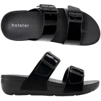 Original Brands HOLSTER Holster Skyhigh – Vegane Slipper für Damen – Podologisch – Wasserfest SCHWARZ 39