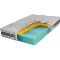 MKS Meble Schaumstoff-Matratze ORIO, 23 cm höhe, Komfortschaum H2, Antiallergische Matratze mit Visco-Schaum - APRI - 180 x 200 cm