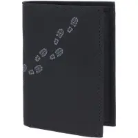OXMOX Geldbörse New Cryptan RFID Protect Kombibörse Footsteps 2.0 Print Grey Black schwarz