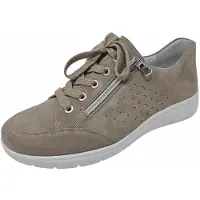 Semler Greta Weite H sportlicher Schnürer Beige