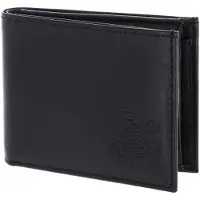 OXMOX Leder Geldbörse Leather RFID Protect Pocketbörse Turtle 2.0 Embossed Black schwarz