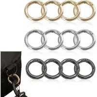 OEM 12 Stahl Karabinerhaken - Kurbel für Türschloss & Geldbörse.
