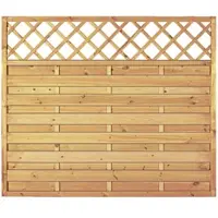 Tetzner & Jentzsch T&J Sichtschutzzaun Maxi-Massiv Sichtschutz Lamellenzaun, 180x150 cm