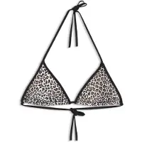 HUGO Monogram Triangle 10269296 Red Bikinioberteil