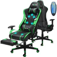 Insma Douxlife GC-RC03 Gaming-Stuhl Bürostühle Massage Ergonomisches mit Rückenlehne, Grün