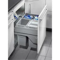 Hailo Abfallsammler 3610631 CS Slide Euro-Cargo S 2x 13 + 30 Liter