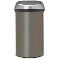 Brabantia Touch Bin Mülleimer 60 Liter Fingerabdruckfrei - 120506