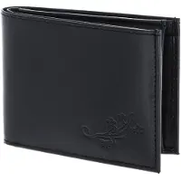 OXMOX Leder Geldbörse Leather RFID Protect Pocketbörse Lizard 2.0 Embossed Black schwarz
