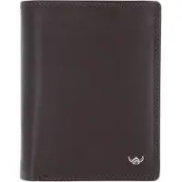 Golden Head Leder Geldbörse Polo RFID Protect Kombischeintasche mit Riegel 1458 Dunkelbraun