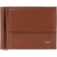 Golden Head Leder Geldbörse Geldklammer Polo RFID Protect Clip-Scheintasche 1921 Cognac braun