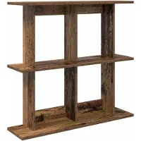 vidaXL Wandregal Wandhalterung Altholz 80 x 20 x 75 cm Holzwerkstoff