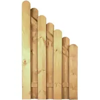 Tetzner & Jentzsch T&J Sichtschutzzaun DAAN Abschluss 90x160/90 cm Sichtschutz Bohlenzaun