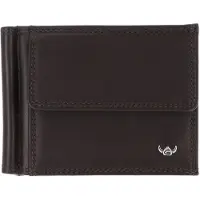 Golden Head Leder Geldbörse Geldklammer Polo RFID Protect Clip-Scheintasche 1921 Dunkelbraun