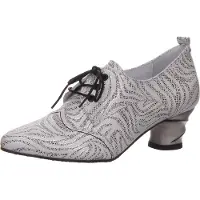 Simen Schnürhalbschuhe in weiss/weiss kombi, Gr. 36