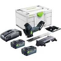 Festool ISC 240 EB-Basic Akku Dämmstoffsäge 18 V 240 mm + 2x Akku 8,0 Ah + Schnellladegerät + Systainer