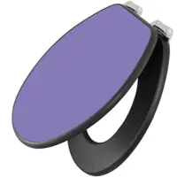 Banjado Anthrazit Toilettendeckel Mit Absenkautomatik WC-Sitz Soft Close Hygienischer Klodeckel MDF Mit Motiv Lavendel