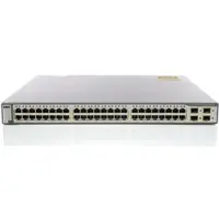 Cisco - WS-C3750G-48PS-S - Catalyst 3750 48 10/100/1000T PoE + 4 SFP Standard Image