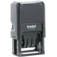 Trodat Printy 4750/L1 Datumstempel mit Text, 2-farbiger Abdruck