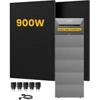 Anker SOLIX Solarbank 3 E2700 Pro, mit 2 x 450W Bifaziale Solarmodule, by Powerness - 16kWh / 5 x Smart Plug / Powerness Express (Lieferzeit: 5-14 Werktage)