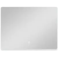 AICA Sanitär Badspiegel 70x50 cm Spiegel mit LED Beleuchtung Touch Wandschalter Kaltweiß Dimmbar Memory Wandspiegel Badezimmerspiegel