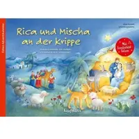 Kaufmann Buch-Adventskalender Rica und Mischa mit Fensterbild für Kinder ab 3 Jahren