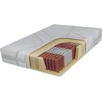 MKS Meble 7 Härtezonen, Taschenfederkern JOVE, Bezug waschbar, H3 mittelfest, rollmatratze, High pocket federn, antiallergisch - LUX - 120 x 200 cm