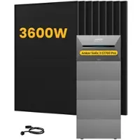 Anker SOLIX Solarbank 3 E2700 Pro Solaranlage, mit 8 x 450W Bifazialen Solarmodulen, by Powerness - 13.5kWh / ohne Zubehör / Standardversand