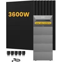 Anker SOLIX Solarbank 3 E2700 Pro Solaranlage, mit 8 x 455W Bifazialen Solarmodulen, by Powerness - 13.5kWh / 5 x Smart Plug / Selbstabholung